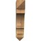 Ekena Millwork Balboa Arts & Crafts Rough Sawn Bracket, Western Red Cedar, 6"W x 30"D x 30"H BKT06X30X30BOA03RWR - alternate 2
